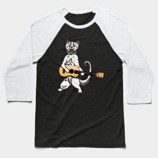 Cat ukulele Baseball T-Shirt